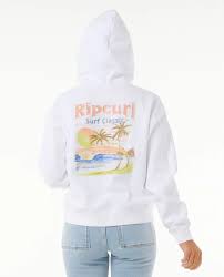 Sudadera Ripcurl Con Capucha High Tide Scenic - White