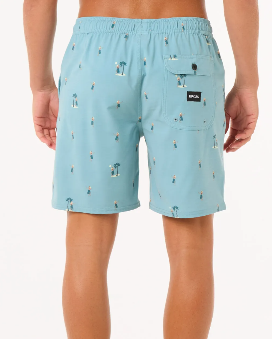 Bañador Rip Curl Hula Breach 18&quot; - Blue Lagoon