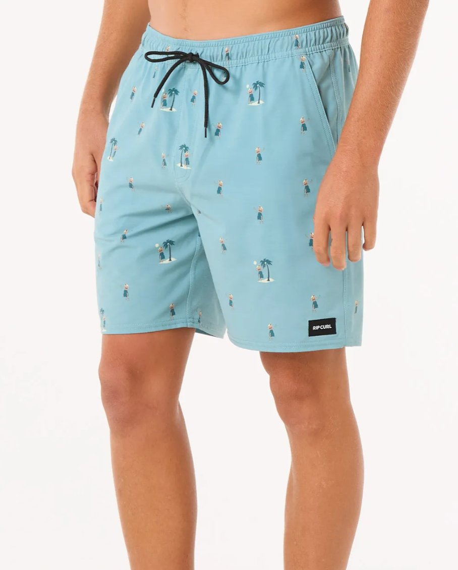 Bañador Rip Curl Hula Breach 18&quot; - Blue Lagoon