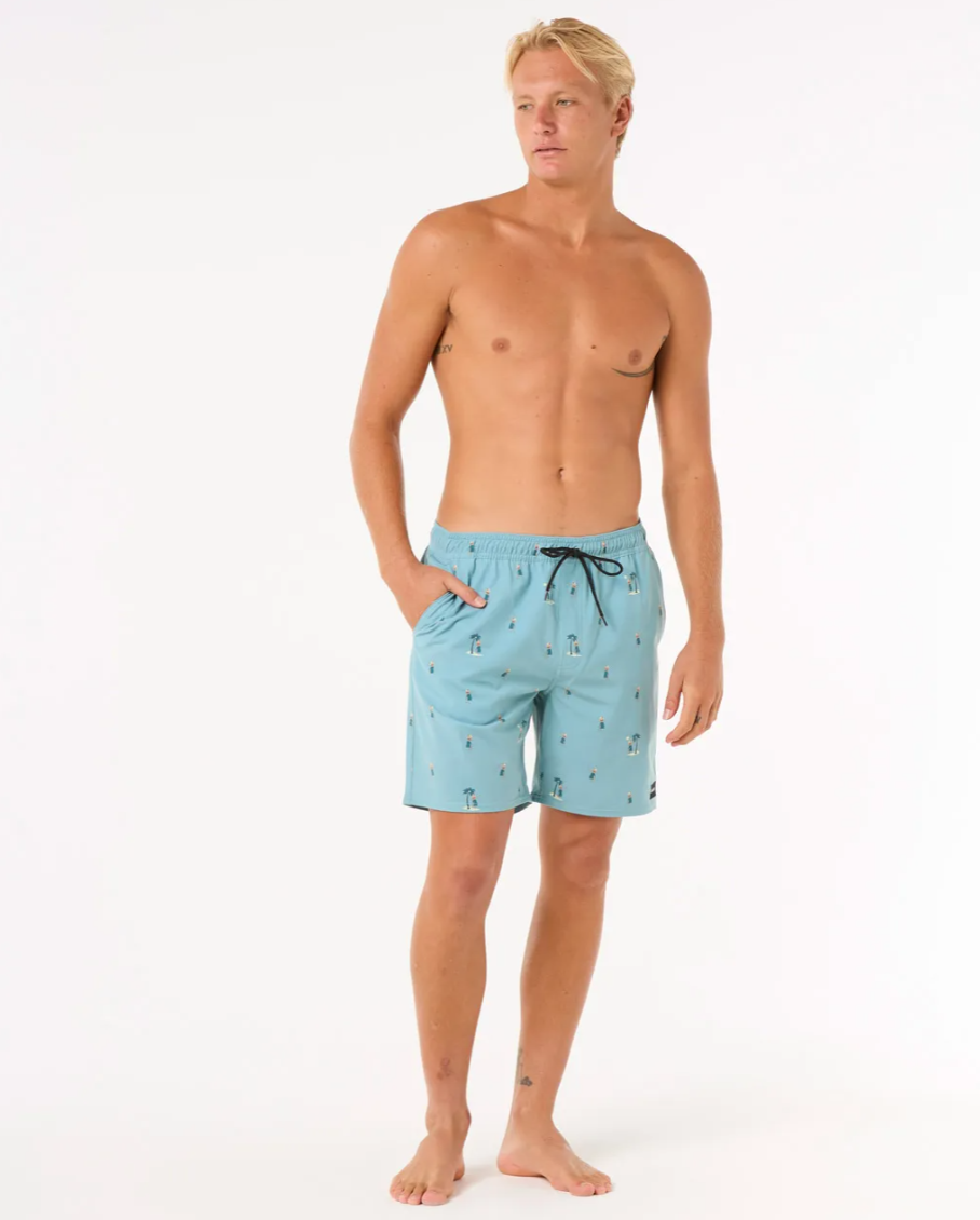 Bañador Rip Curl Hula Breach 18&quot; - Blue Lagoon