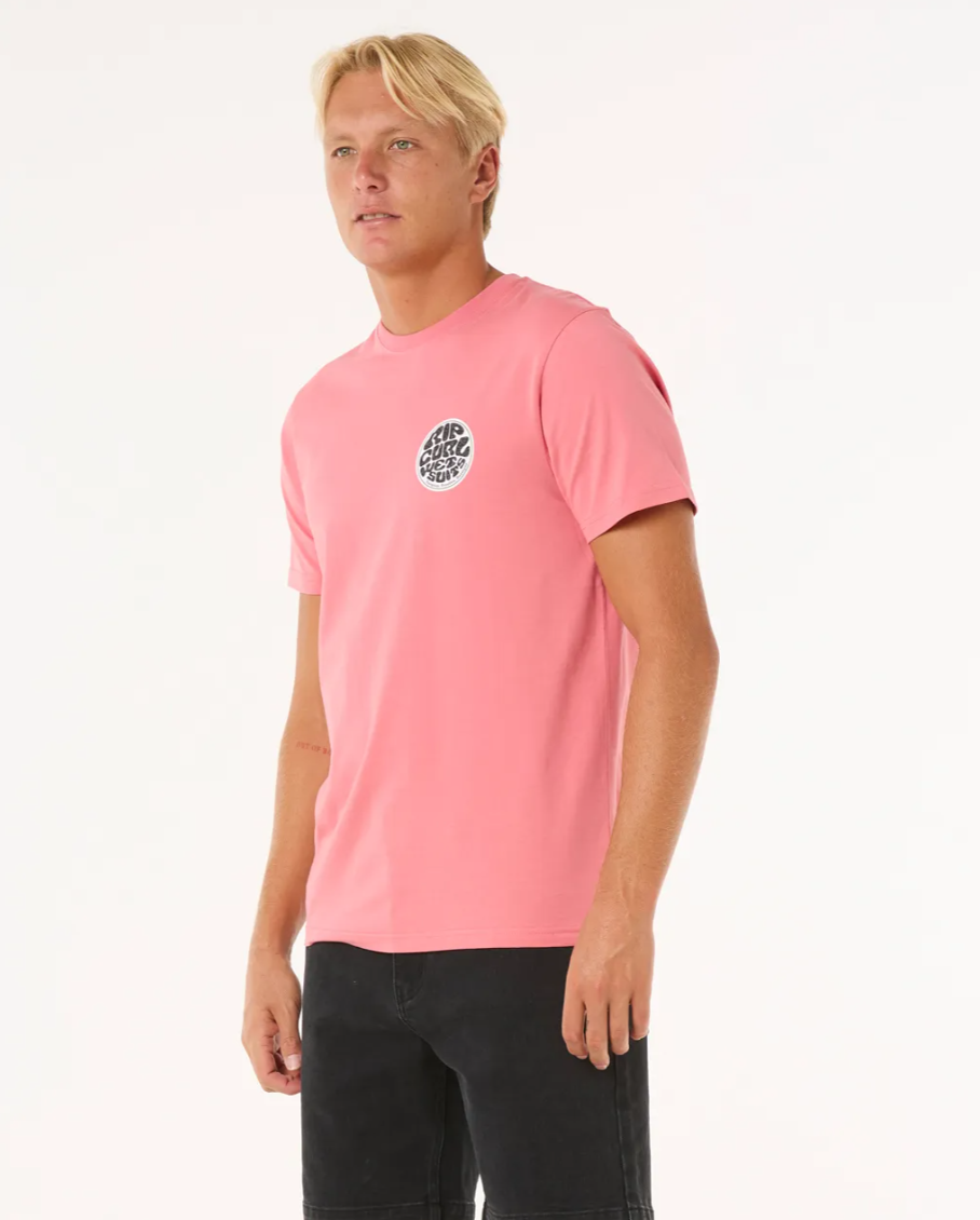 Camiseta Rip Curl Wettie Passage Icon - Watermelon