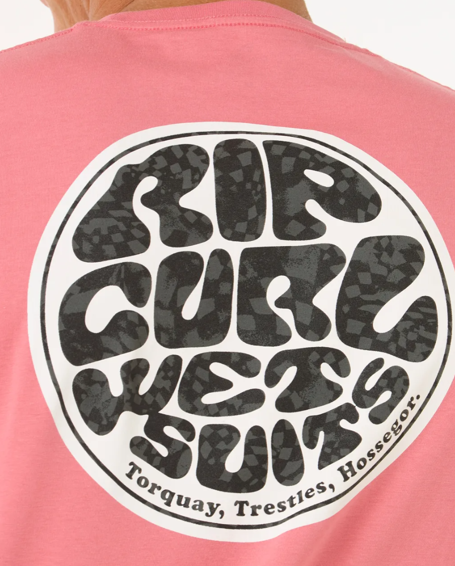 Camiseta Rip Curl Wettie Passage Icon - Watermelon