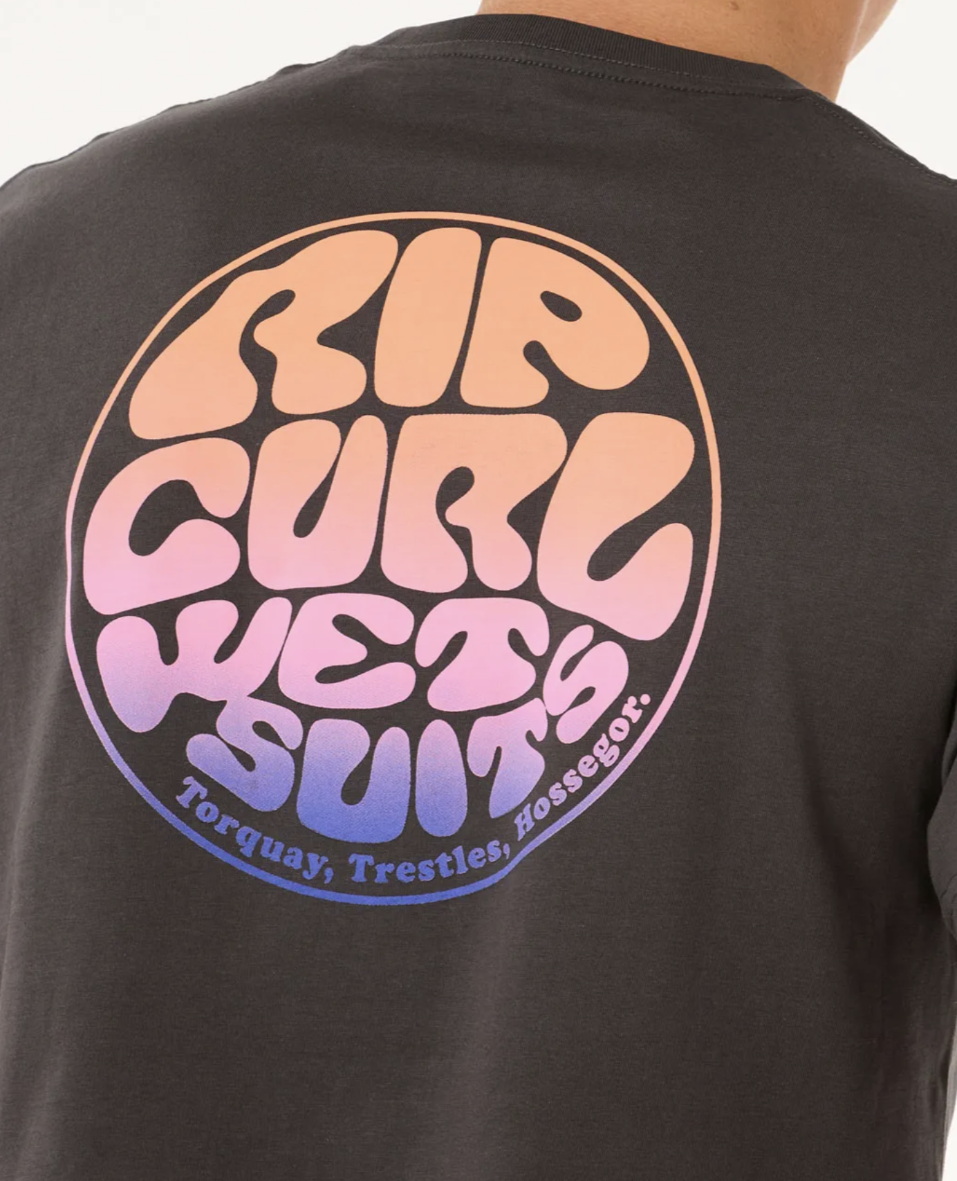 Camiseta Rip Curl Shield - Washed Black