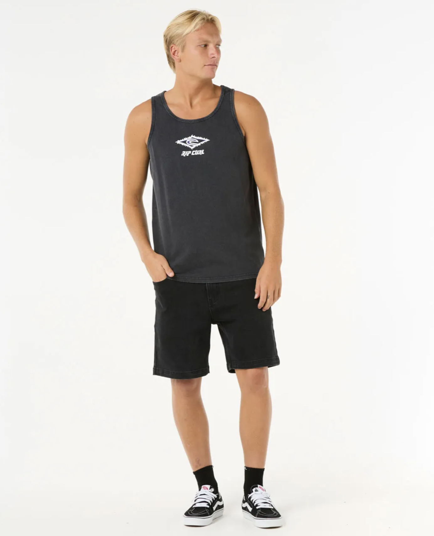 Camiseta de Tirantes Rip Curl Raw Energy Sloth - Black