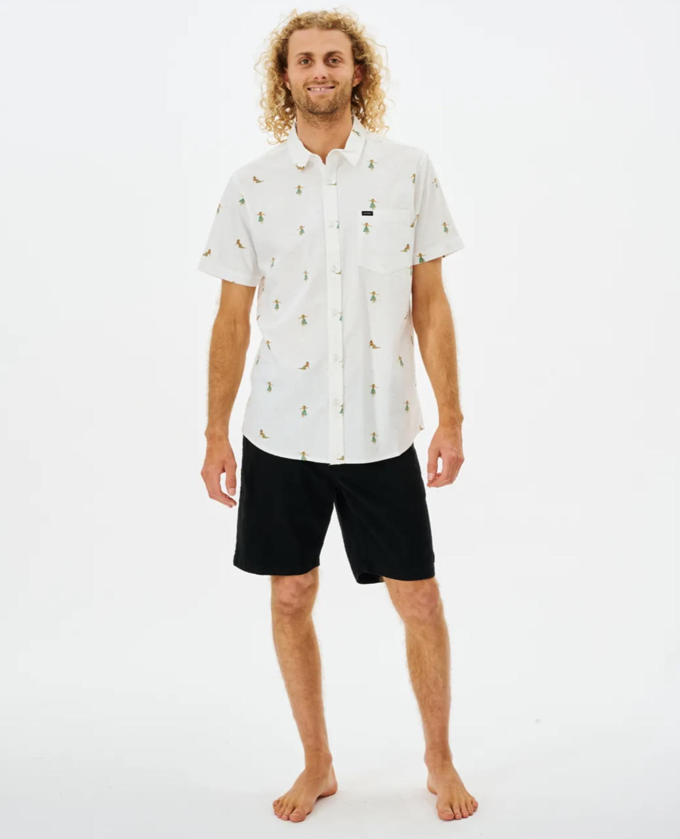 Camisa Rip Curl Hula Breach - Off White