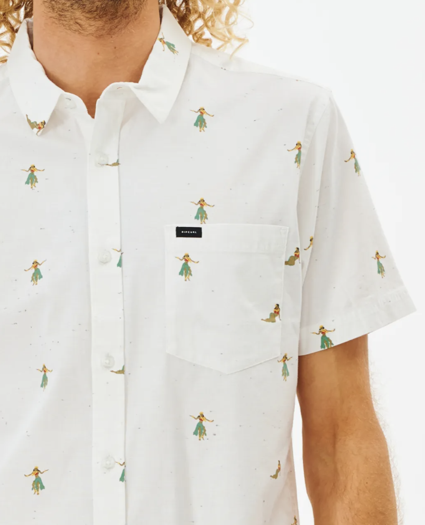 Camisa Rip Curl Hula Breach - Off White