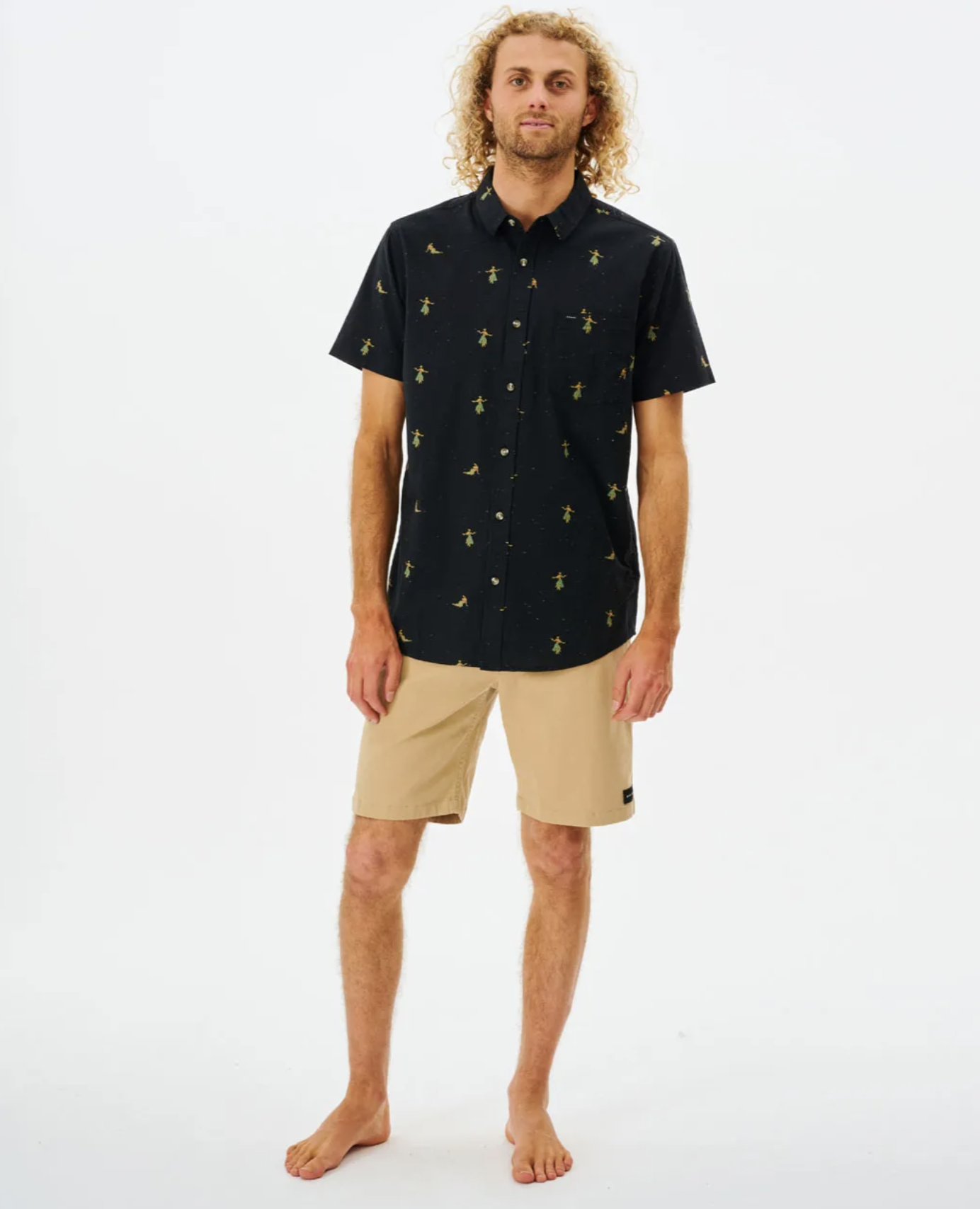 Camisa Rip Curl Hula Breach - Black