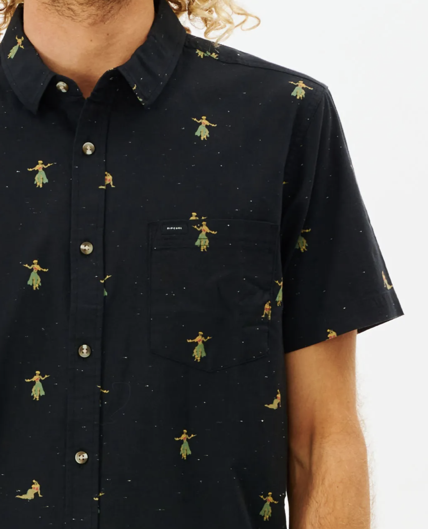 Camisa Rip Curl Hula Breach - Black