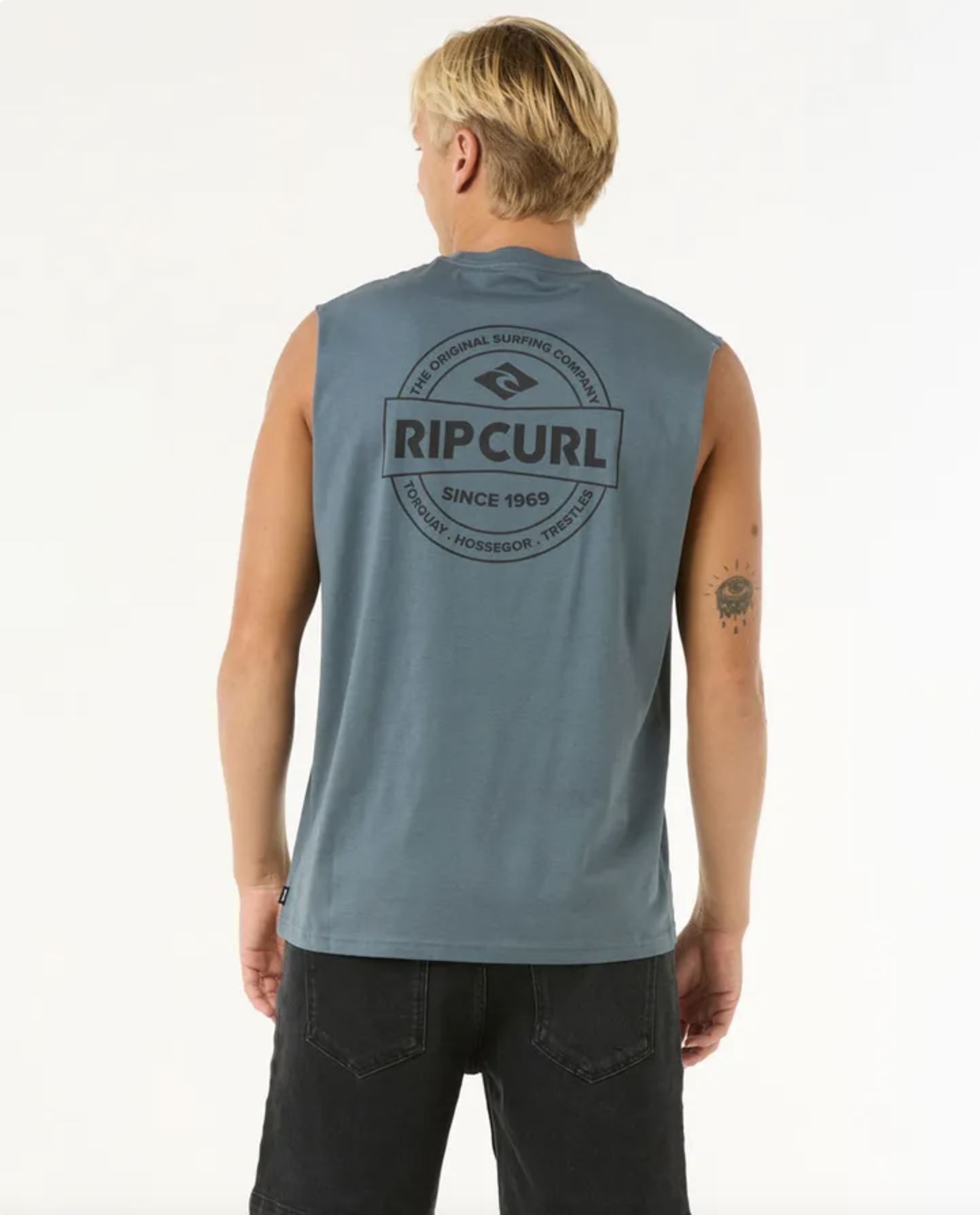 Camiseta Sin Mangas Rip Curl Stapler - Pine Night