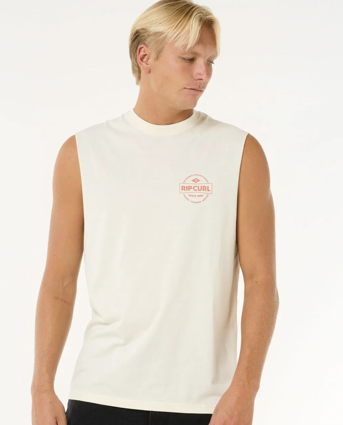 Camiseta Sin Mangas Rip Curl Stapler - White