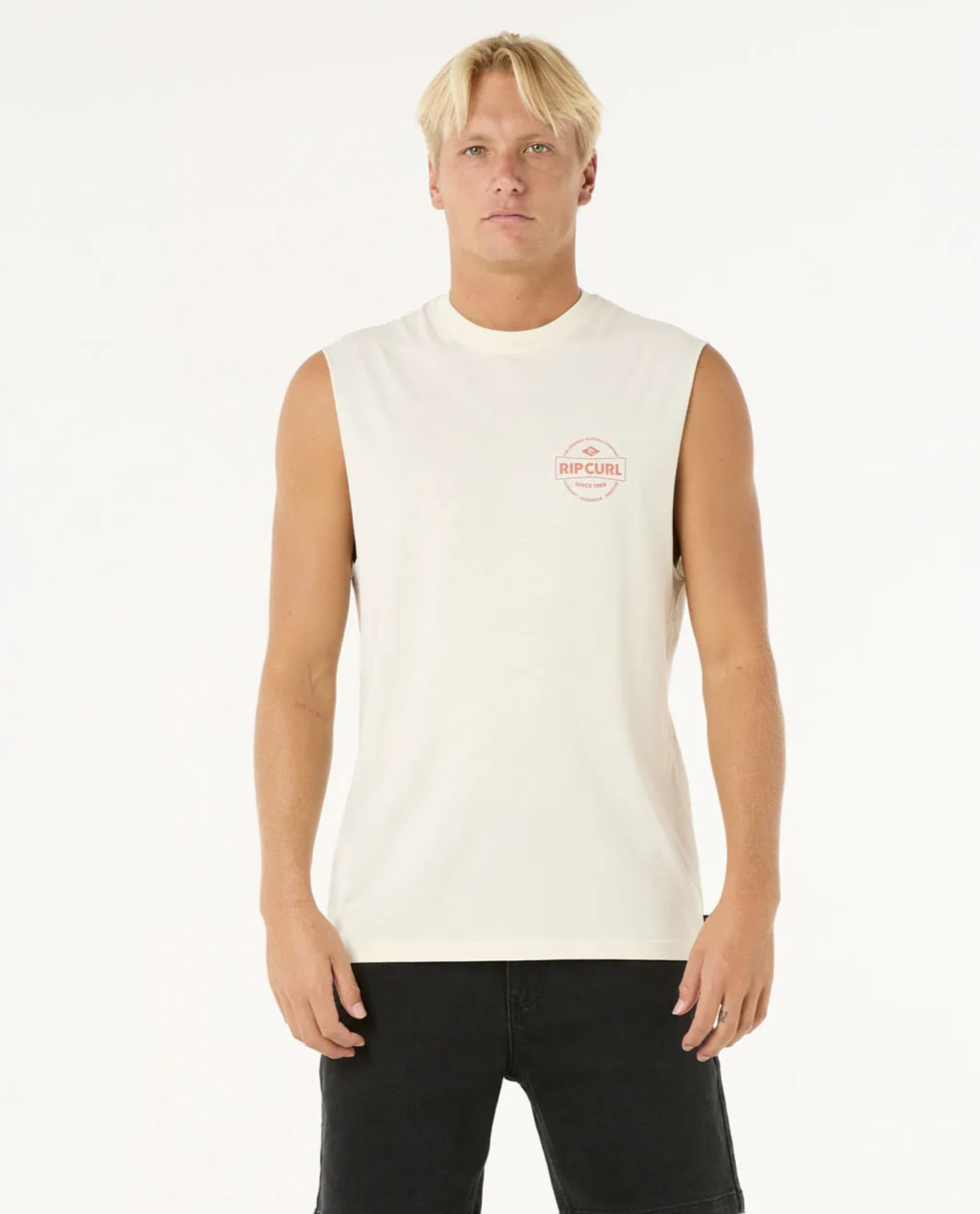 Camiseta Sin Mangas Rip Curl Stapler - White