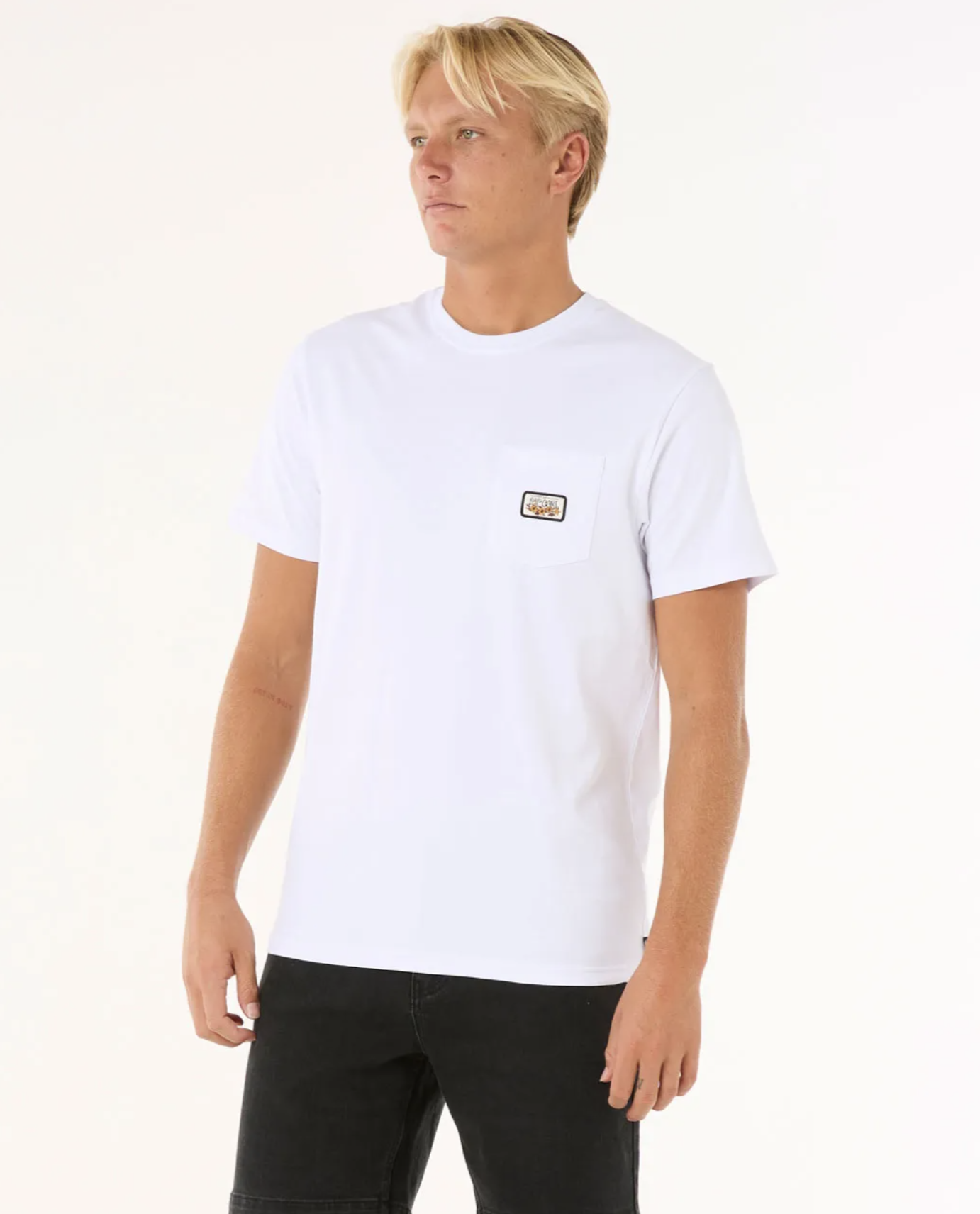 Camiseta Rip Curl Surf Paradise Badge Update - White