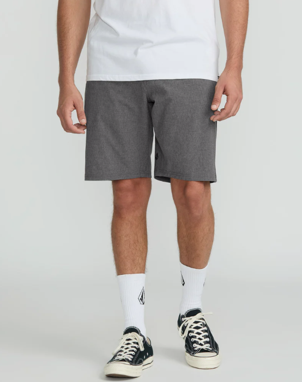 Pantalón Corto Híbrido Volcom Frickin Cross Shred Static 20&quot;- Charcoal Heather