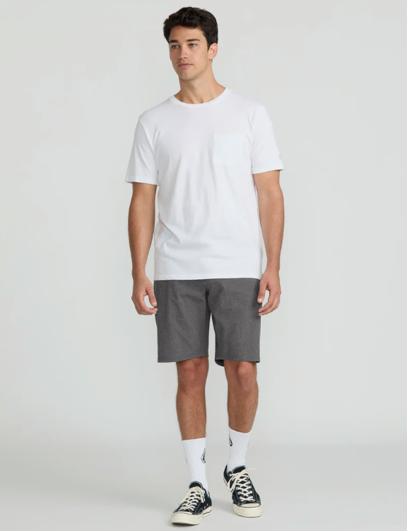 Pantalón Corto Híbrido Volcom Frickin Cross Shred Static 20&quot;- Charcoal Heather