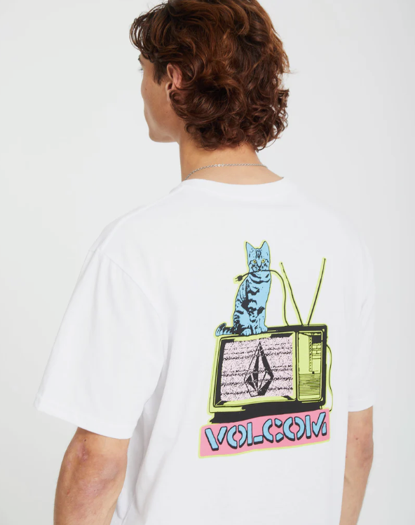 Camiseta Volcom Catv - White