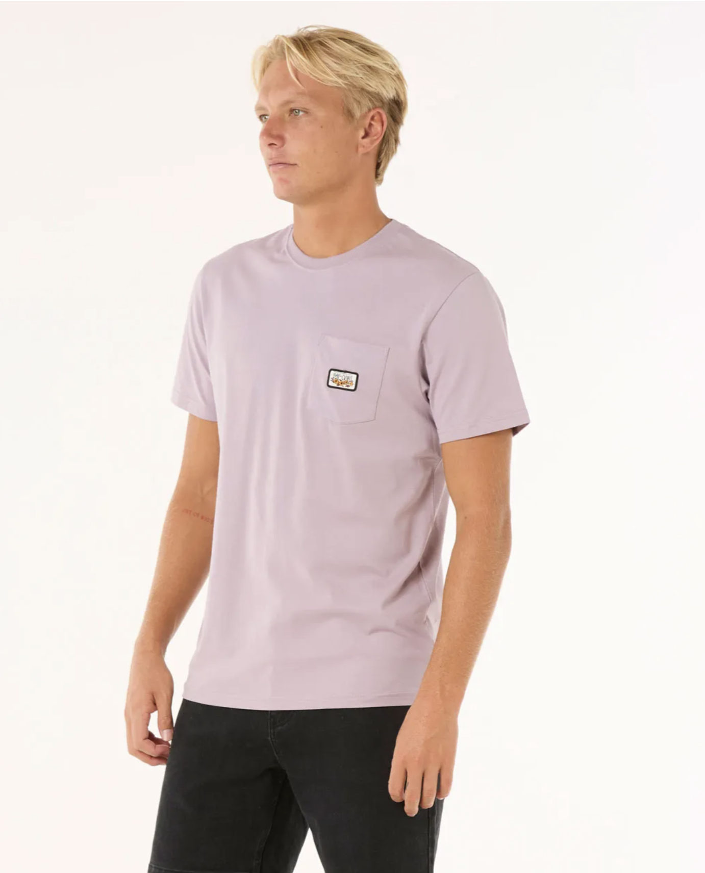 Camiseta Rip Curl Surf Paradise Badge Update - Smokey Grape