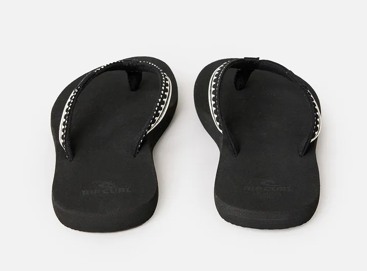 Chanclas Ripcurl Freedom Bloom Open - Black /off White