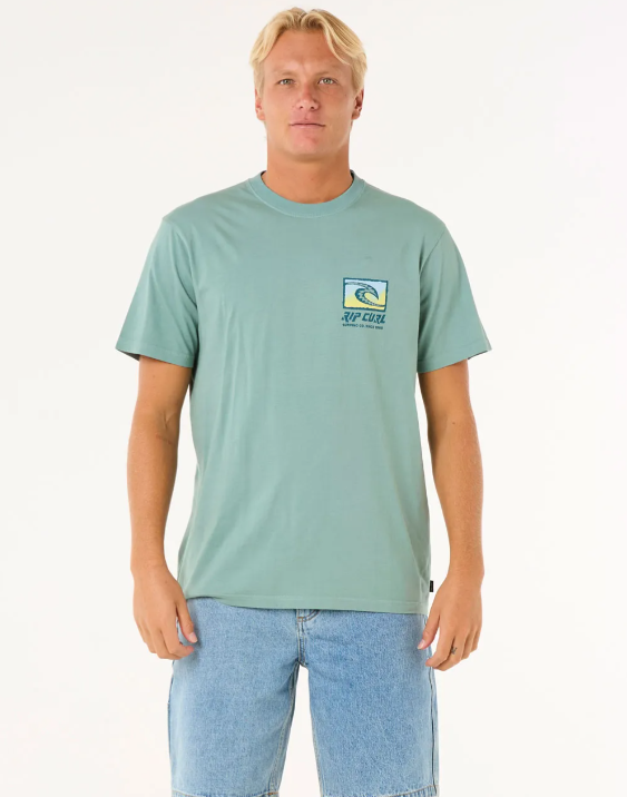 Camiseta Raw Energy Trad - Blue Lagoon