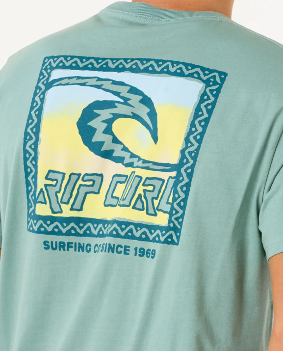 Camiseta Raw Energy Trad - Blue Lagoon