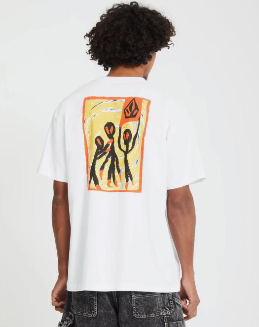 Camiseta Volcom Gonyvaders - White
