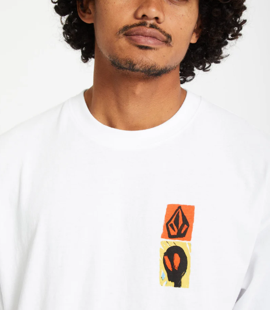 Camiseta Volcom Gonyvaders - White