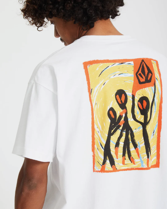 Camiseta Volcom Gonyvaders - White