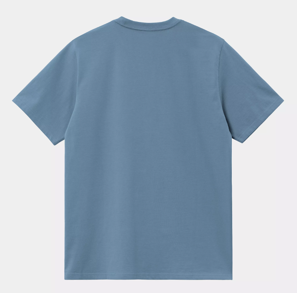 Camiseta Carhartt WIP Madison - Icy Water/White