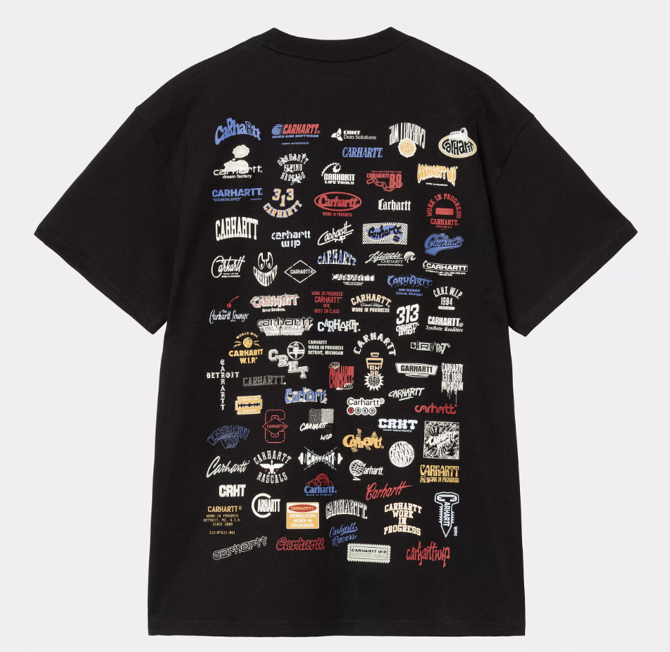 Camiseta Carhartt WIP Logo - Black
