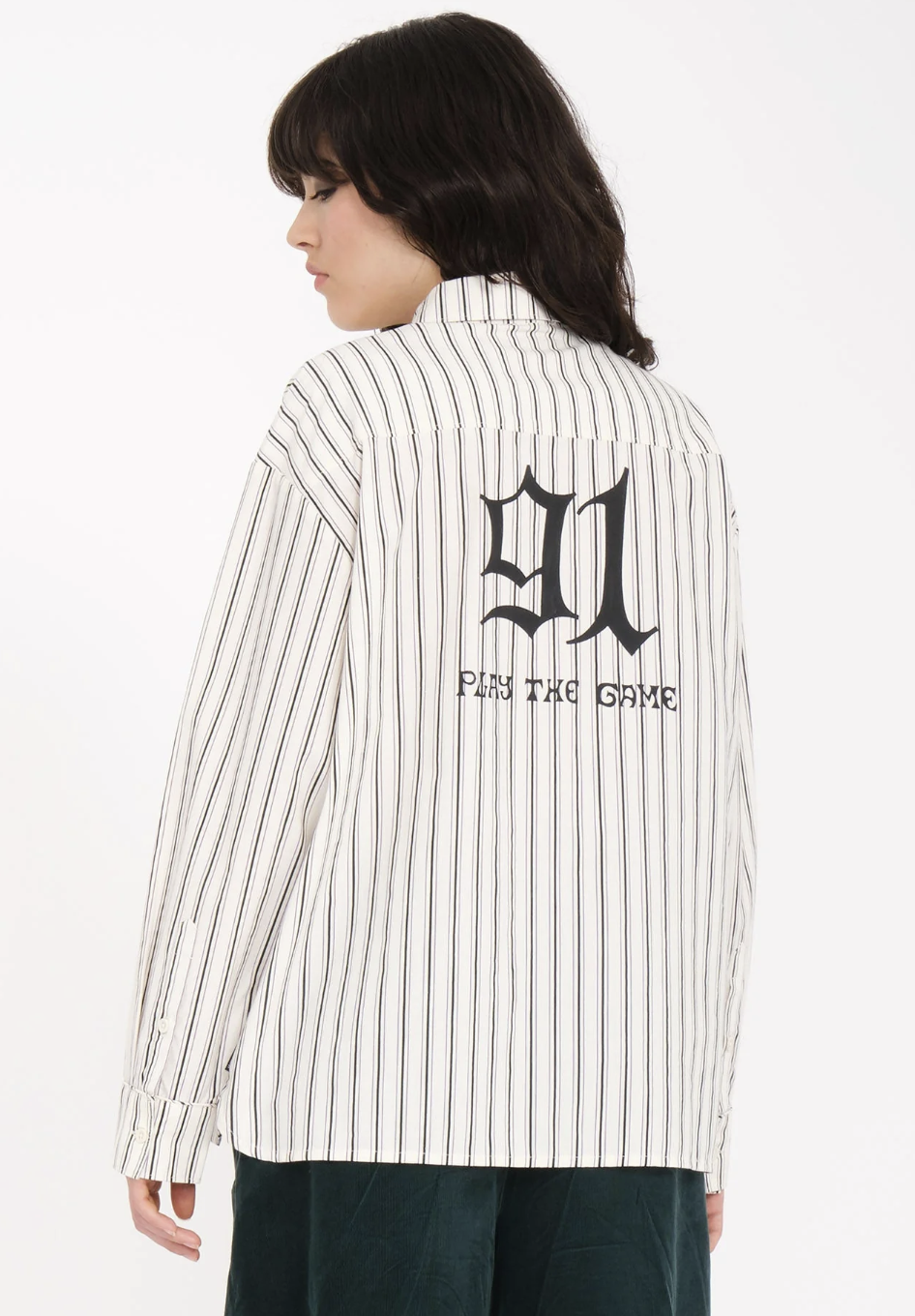 Camisa Volcom L/S Nando Von Arb - Vintage White