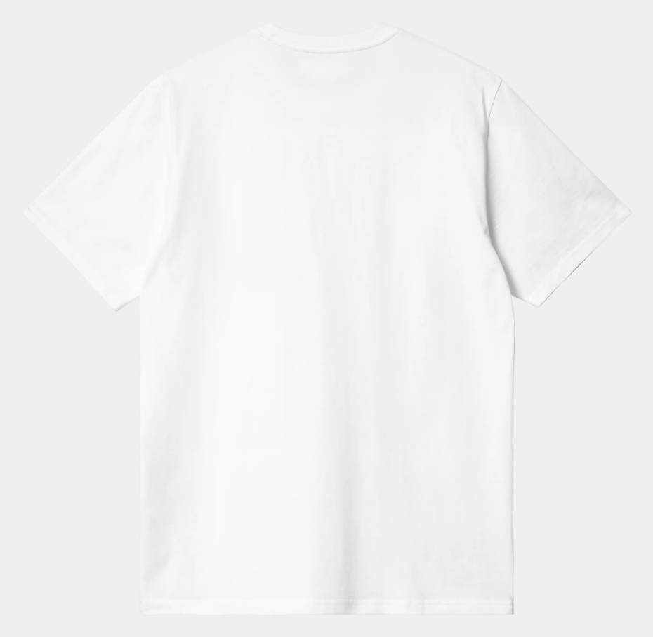 Camiseta Carhartt Wip Pocket Heart - White/Red
