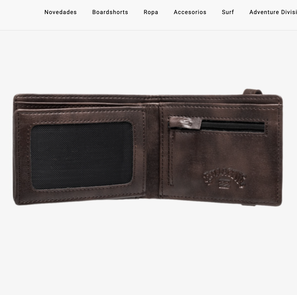 Cartera Billabong Locked Slim - Chocolate