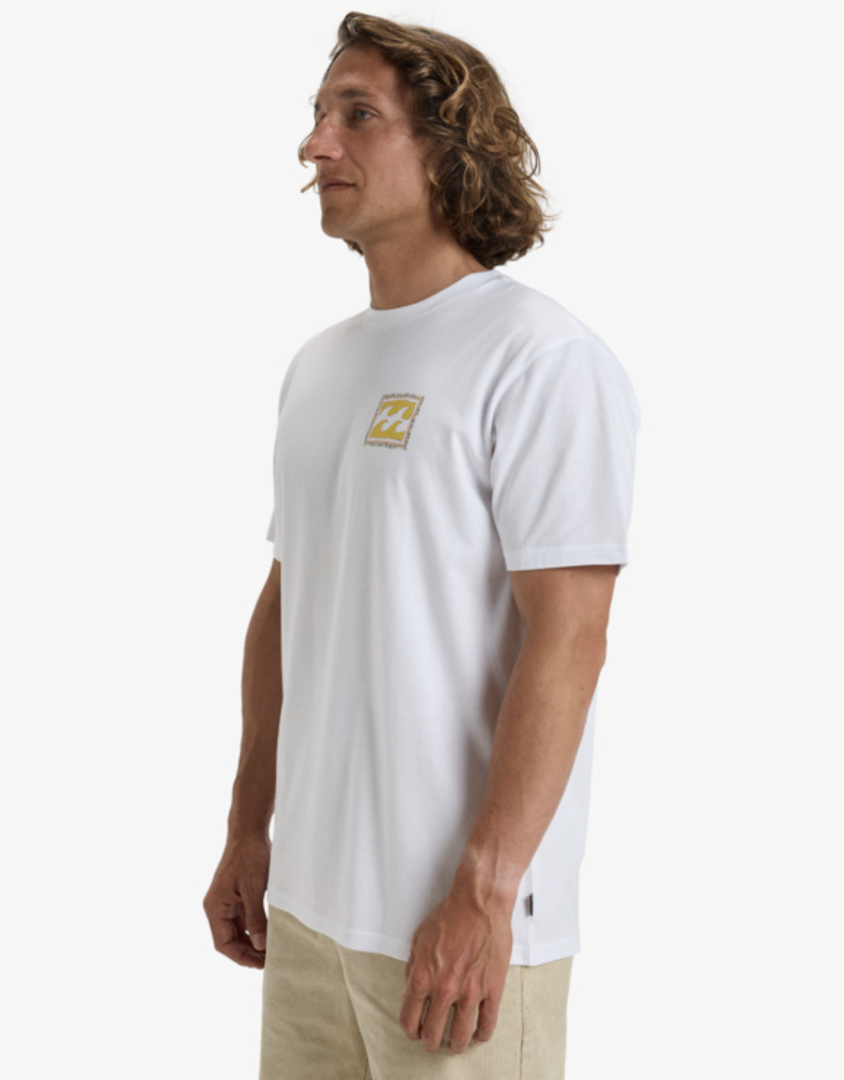 Camiseta Billabong Crayon Wave - White