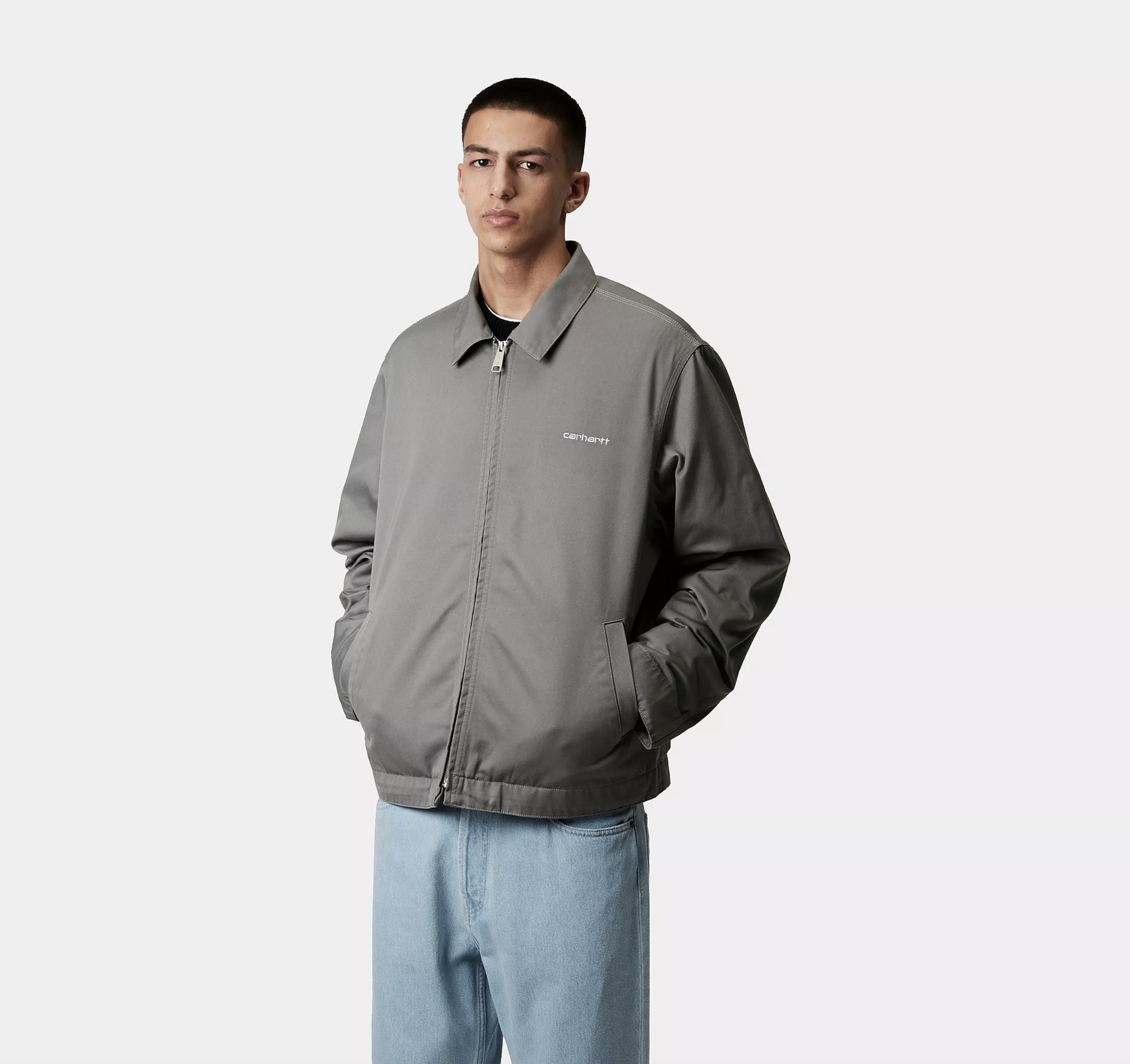 Chaqueta Carhartt WIP Module Script - Yosemite/White (Rinsed)