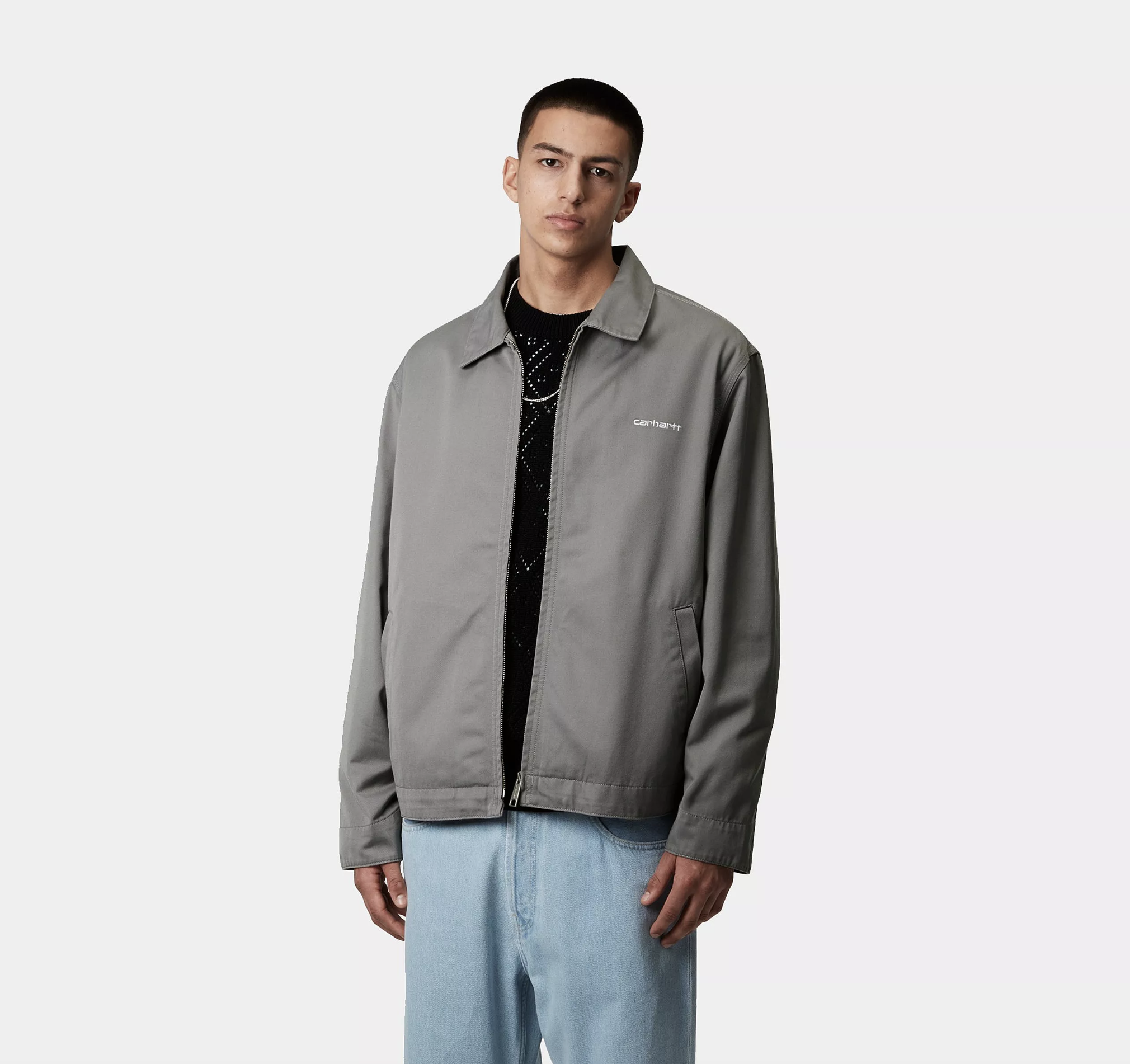 Chaqueta Carhartt WIP Module Script - Yosemite/White (Rinsed)