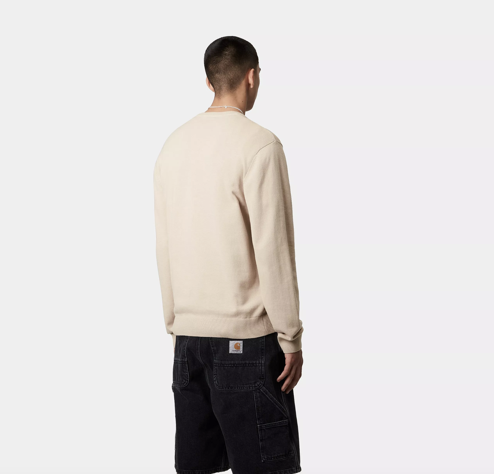 Jersey Carhartt WIP Madison - Fleur de Sel/Black