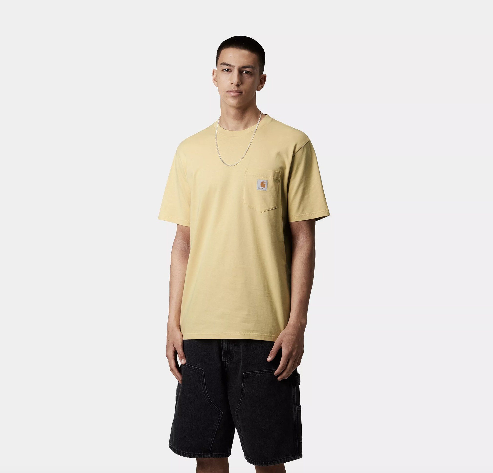 Camiseta Carhartt WIP Pocket - Air Yellow