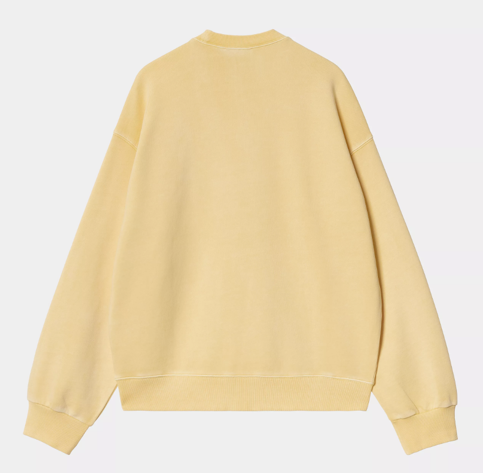 Sudadera Carhartt WIP Nelson - Air Yellow/garment dyed