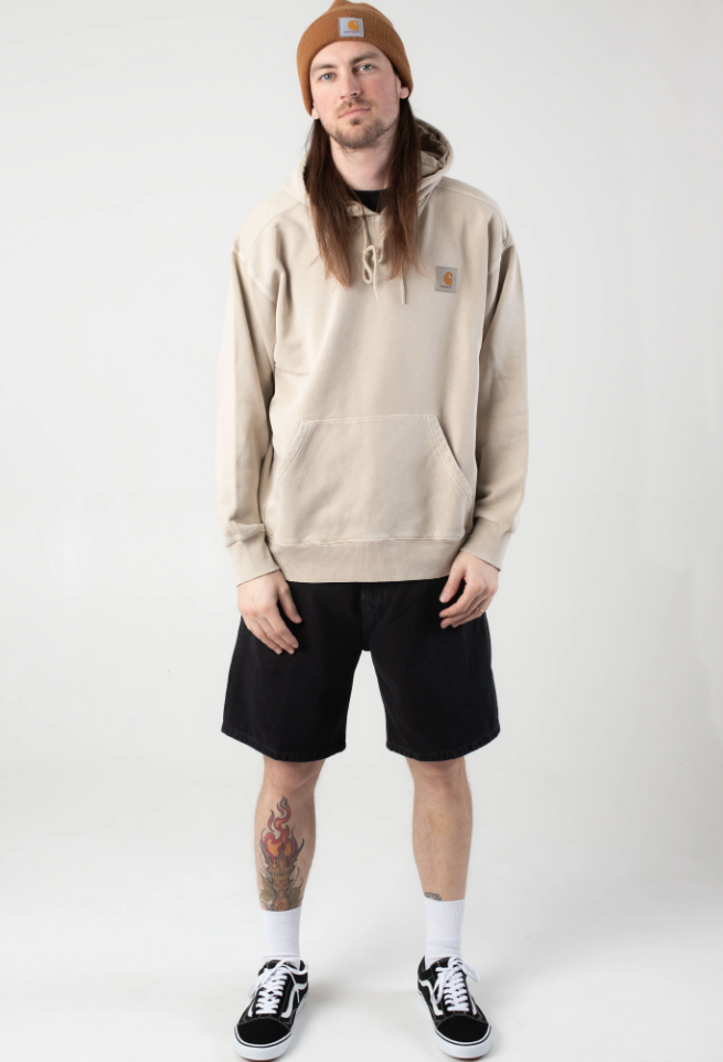 Pantalón Corto Carhartt WIP Nolan - Black/Stone wash