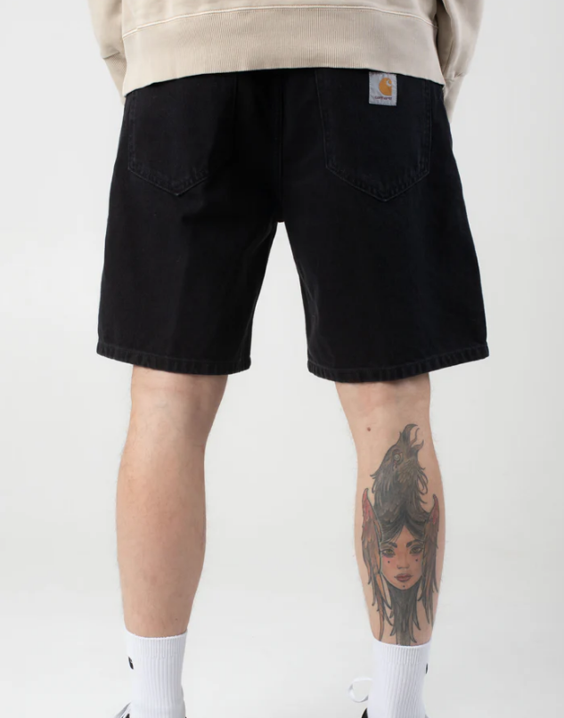 Pantalón Corto Carhartt WIP Nolan - Black/Stone wash
