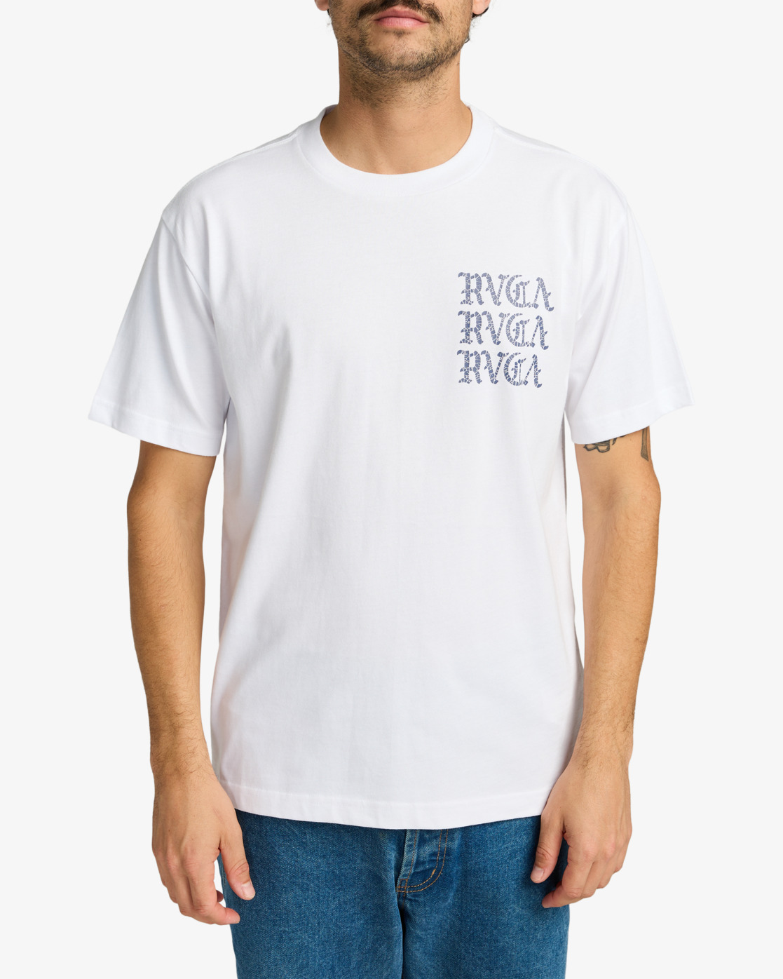Camiseta RVCA Iron On - White (WHT)