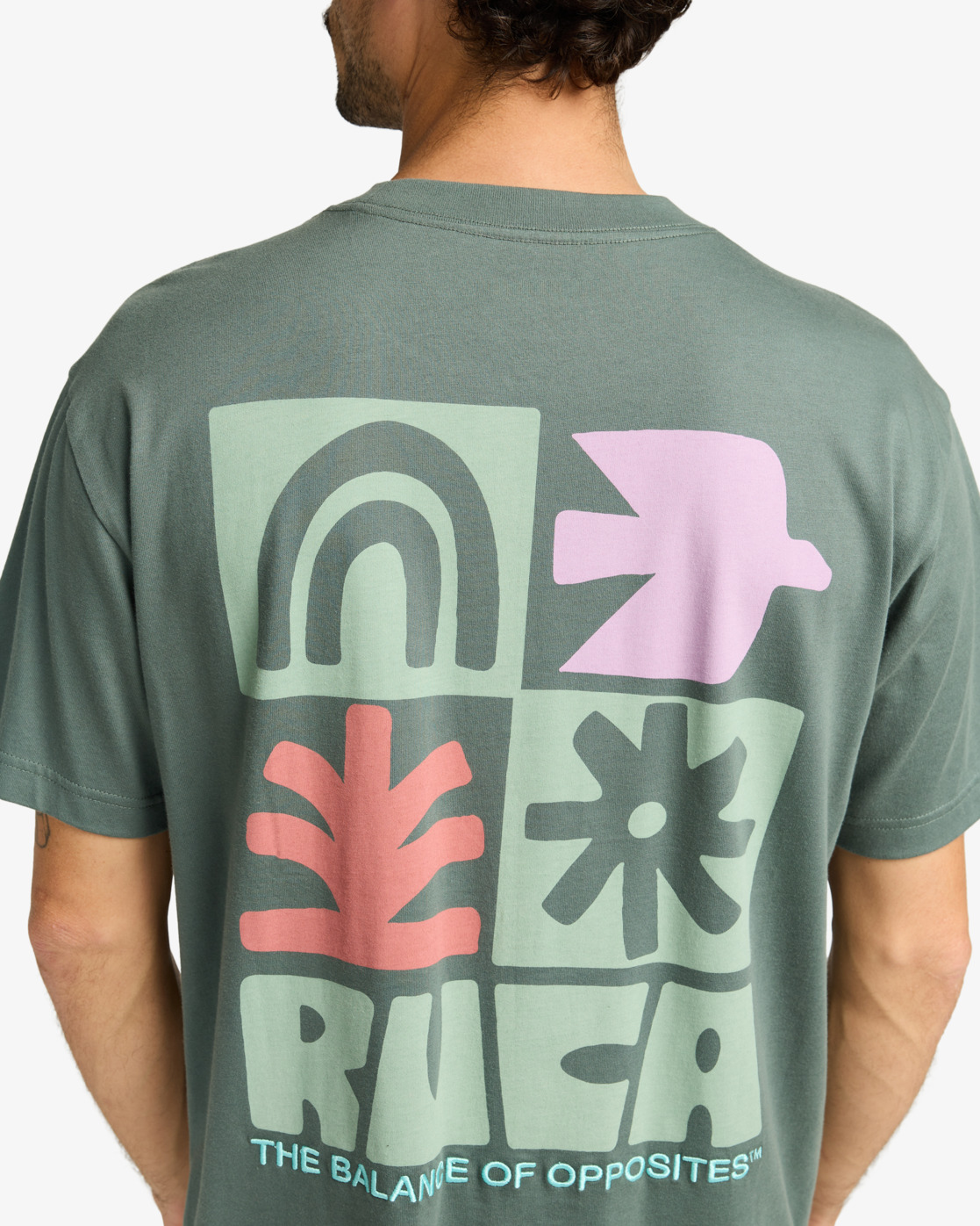 Camiseta RVCA Mosaic - Balsam Green (GNY0)