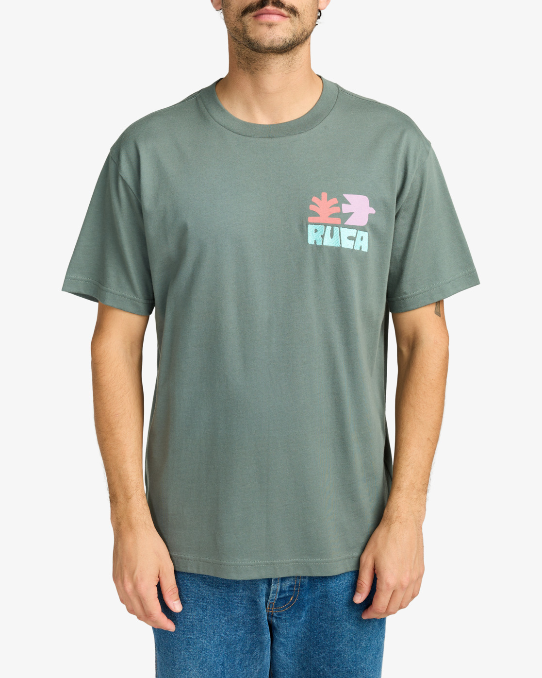 Camiseta RVCA Mosaic - Balsam Green (GNY0)