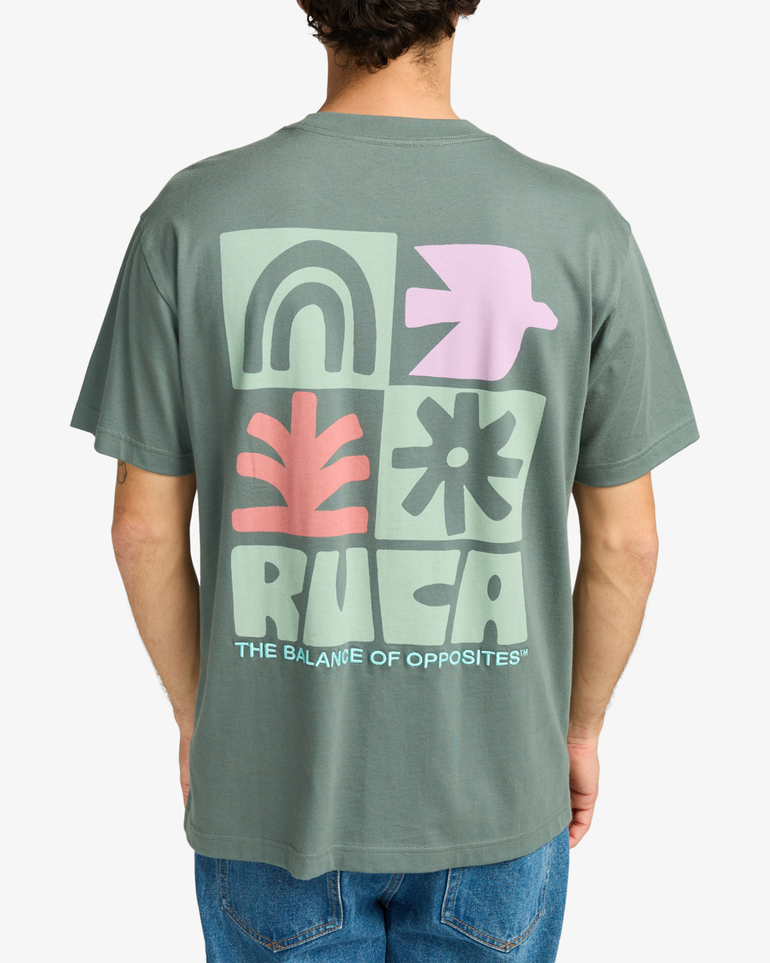 Camiseta RVCA Mosaic - Balsam Green (GNY0)