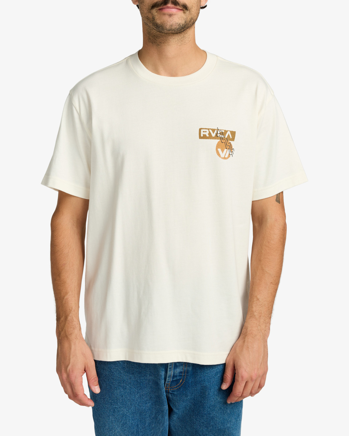 Camiseta RVCA Desertscape - Antique White (ANW)