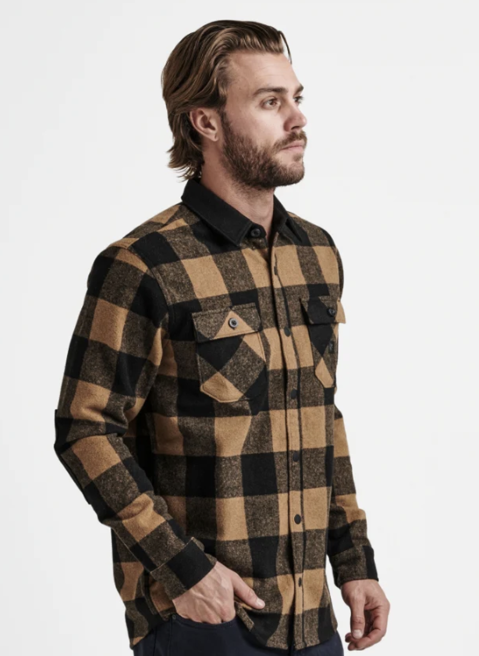 Camisa Roark L/S Nordsman - Dark Khaki