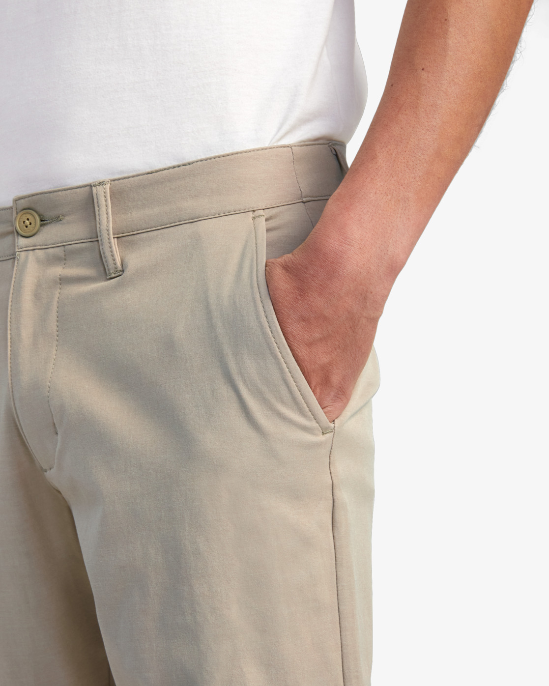 Pantalón Corto Híbrido RVCA Back In Hybrid - Khaki (KHA)