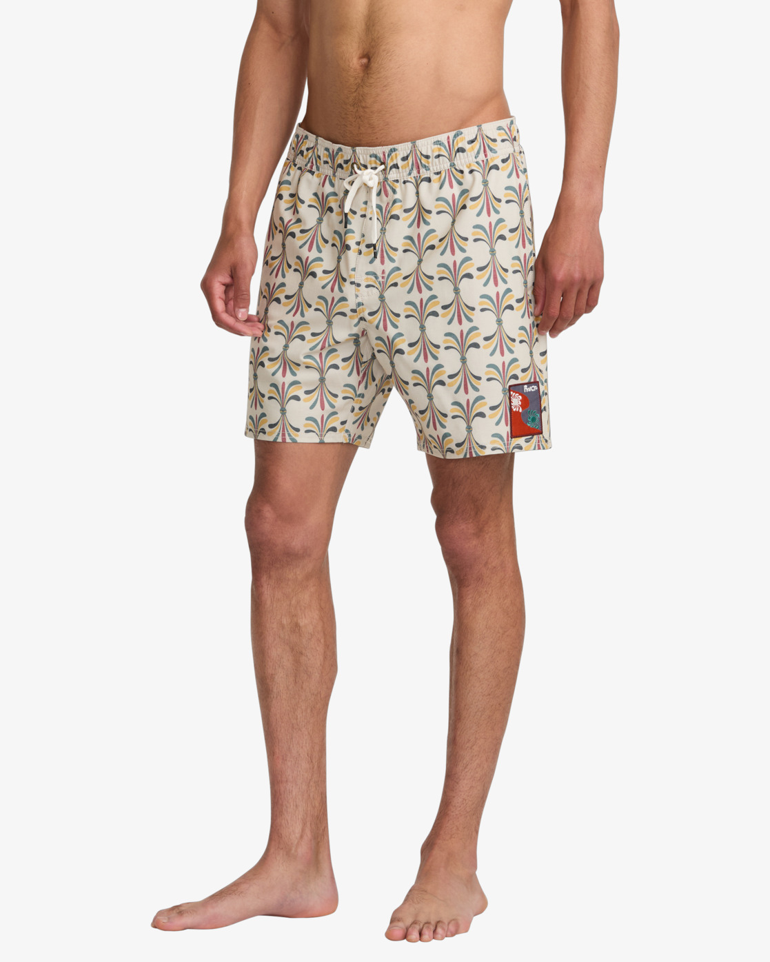 Bañador RVCA LA Eye Floral 17&quot; - Light Khaki (LKH)