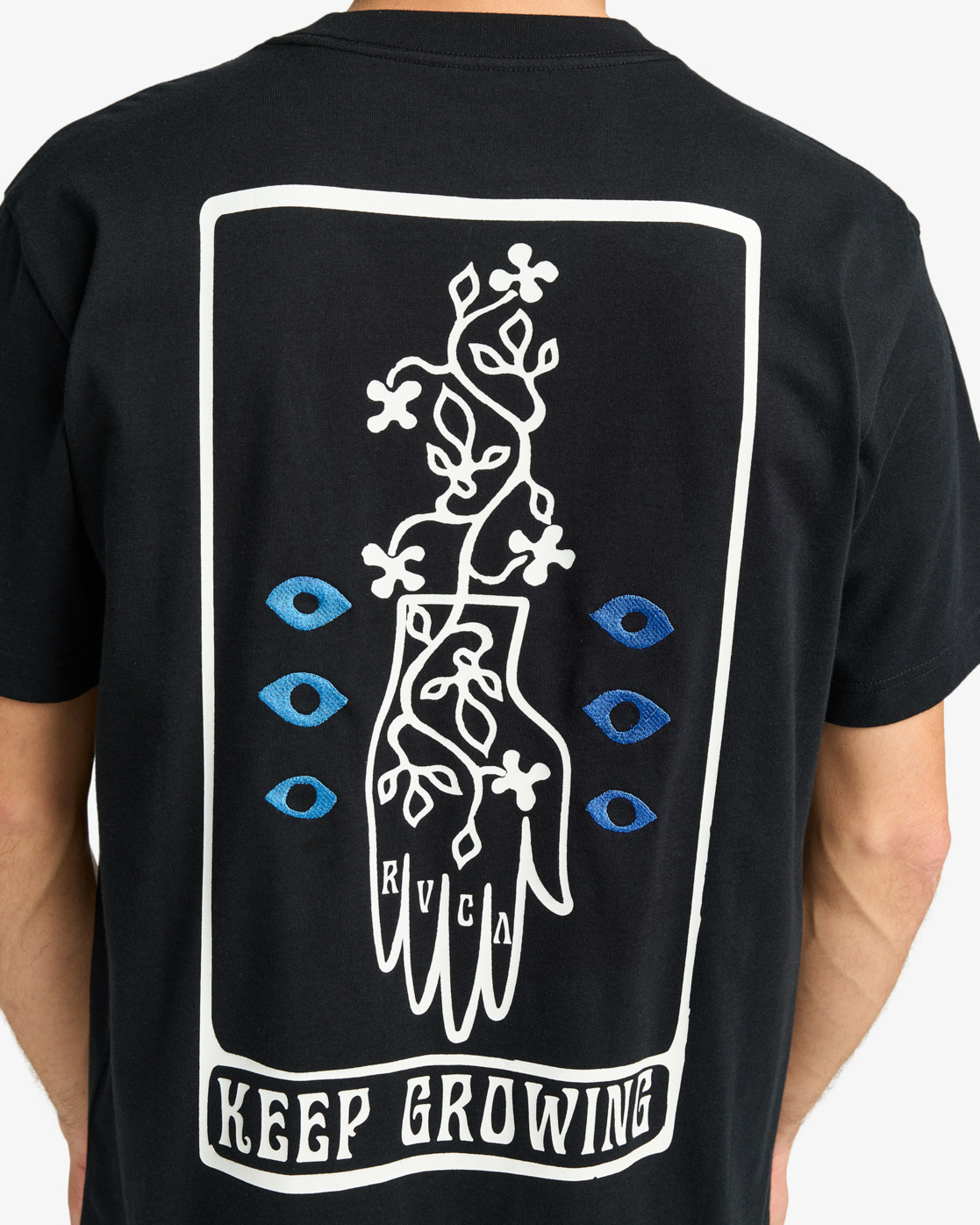 Camiseta RVCA Keep Growing - Black (BLK)
