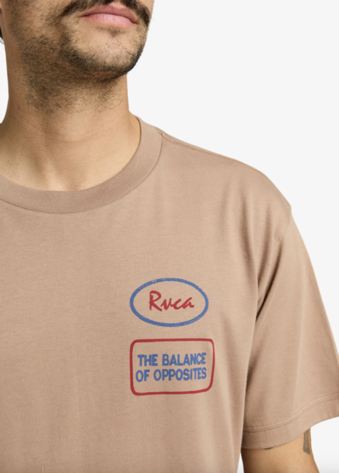 Camiseta Rvca Logo - Sonora Brown