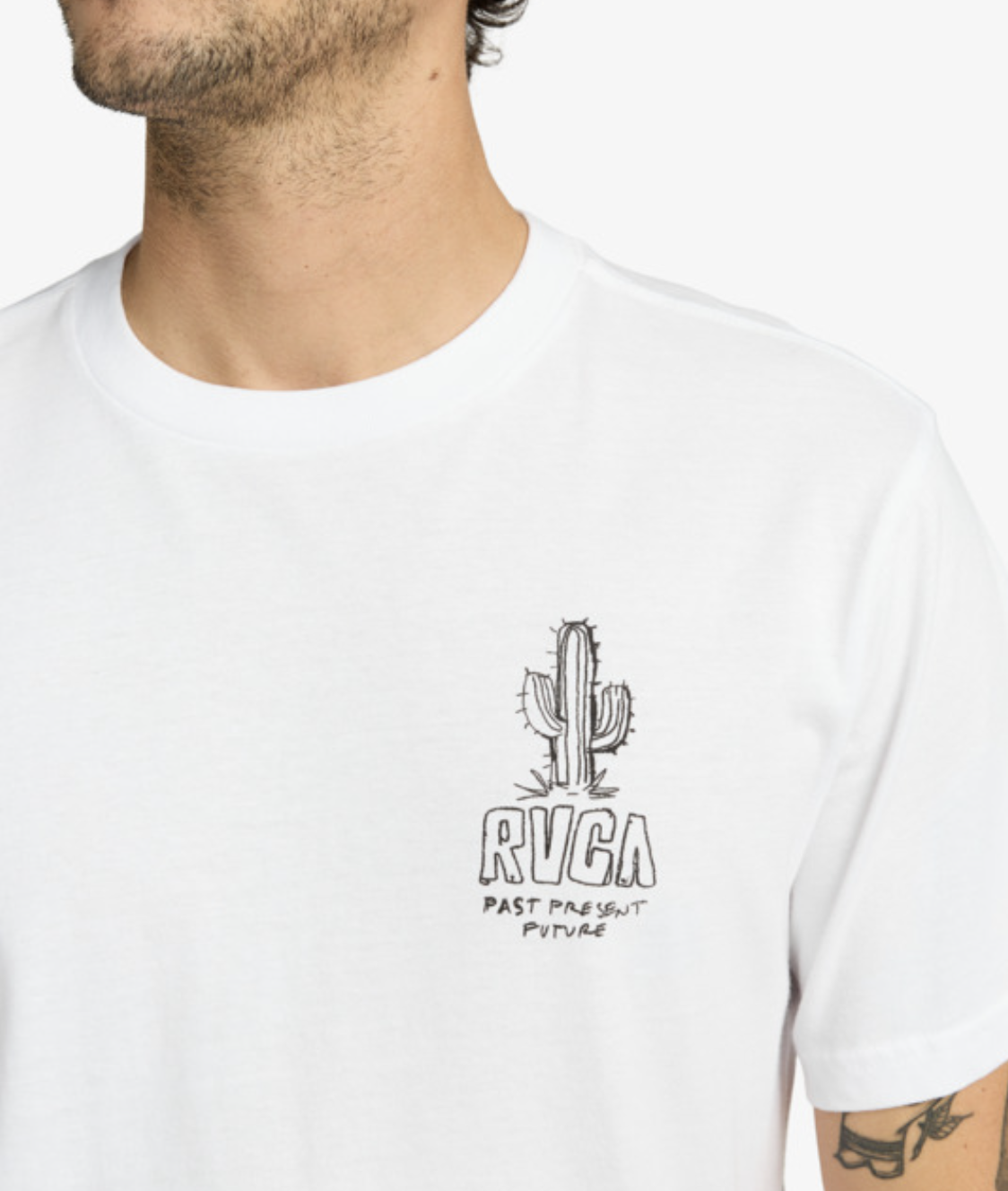 Camiseta RVCA Deth Valley - White